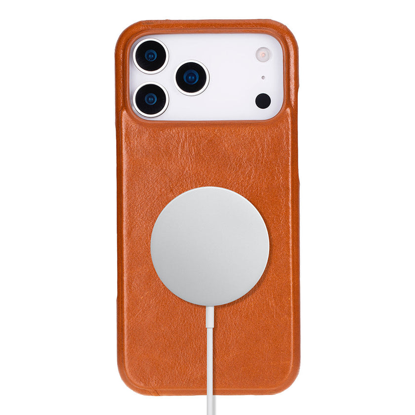 iPhone 17 Pro Max Leather Snap Case