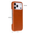 iPhone 17 Pro Max Leather Snap Case