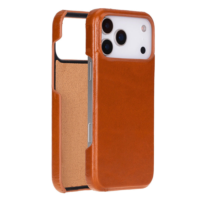 iPhone 17 Pro Max Leather Snap Case
