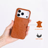 iPhone 17 Pro Leather Snap Case