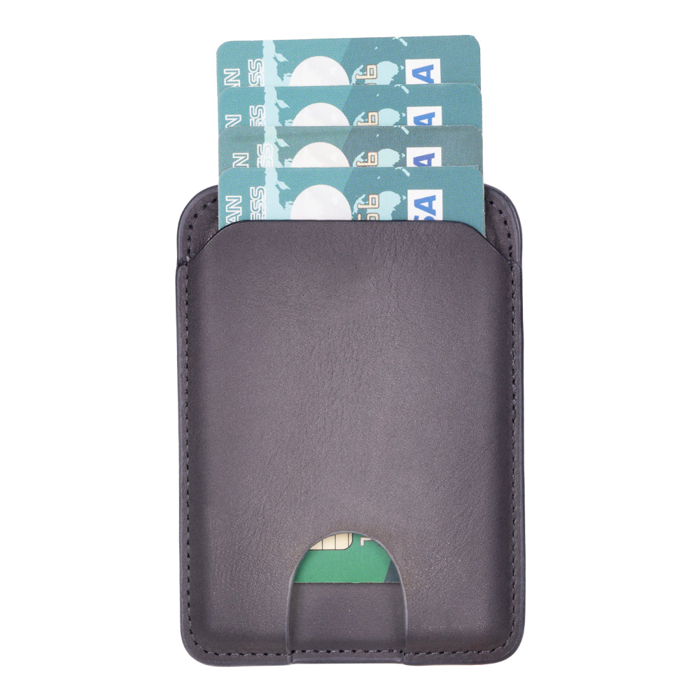Gordi Leather Magnetic Card Holder