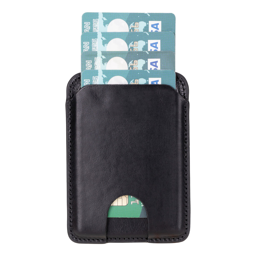 Gordi Leather Magnetic Card Holder