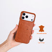 iPhone 17 Pro Max Leather Snap Case