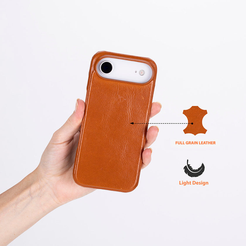 iPhone 17 Air Leather Snap Case