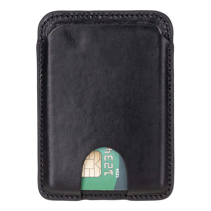 Gordi Leather Magnetic Card Holder