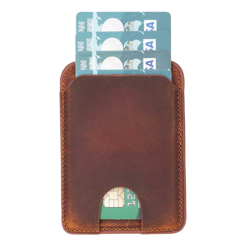 Gordi Leather Magnetic Card Holder