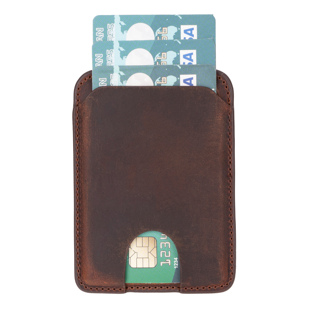 Gordi Leather Magnetic Card Holder