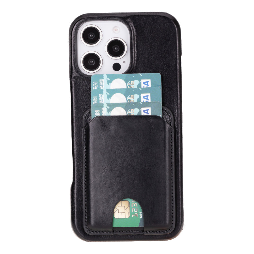 Gordi Leather Magnetic Card Holder