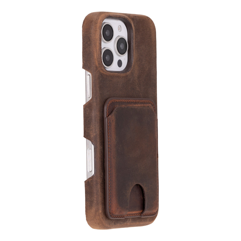 Gordi Leather Magnetic Card Holder