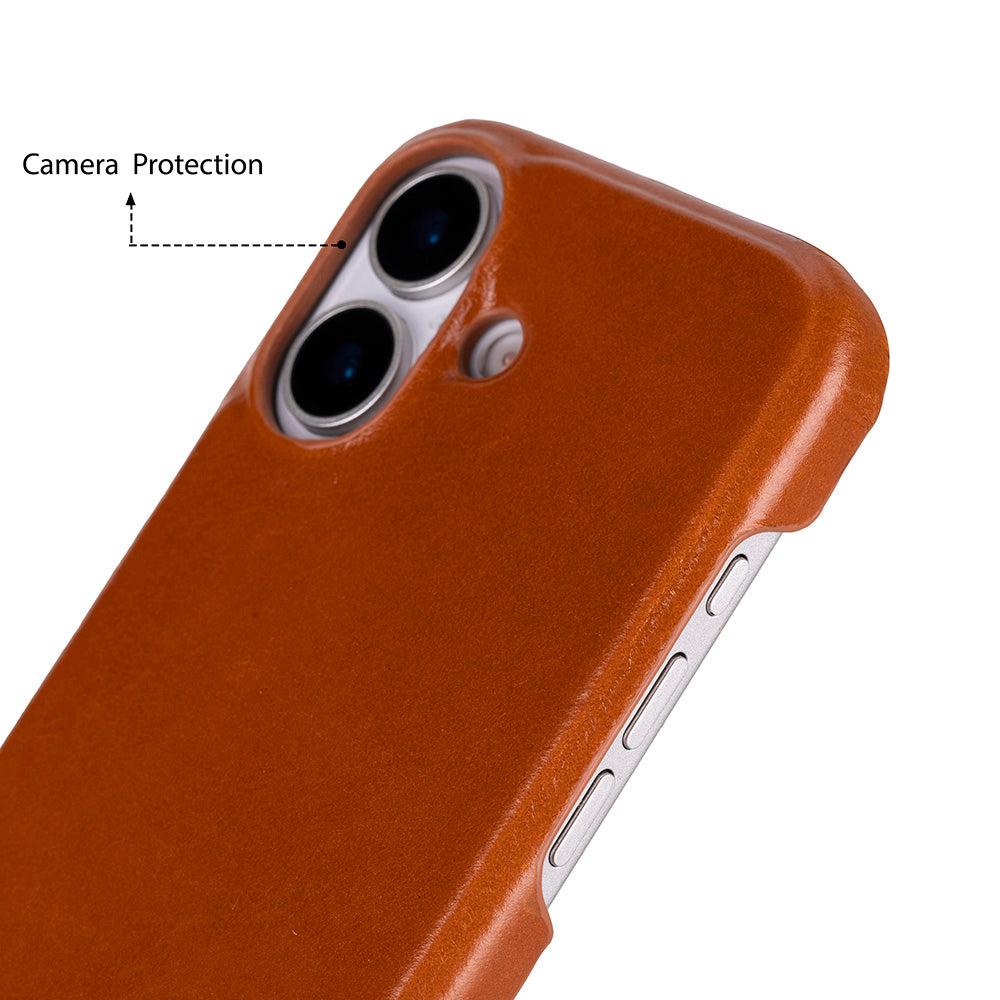 iPhone 17 Leather Snap Case