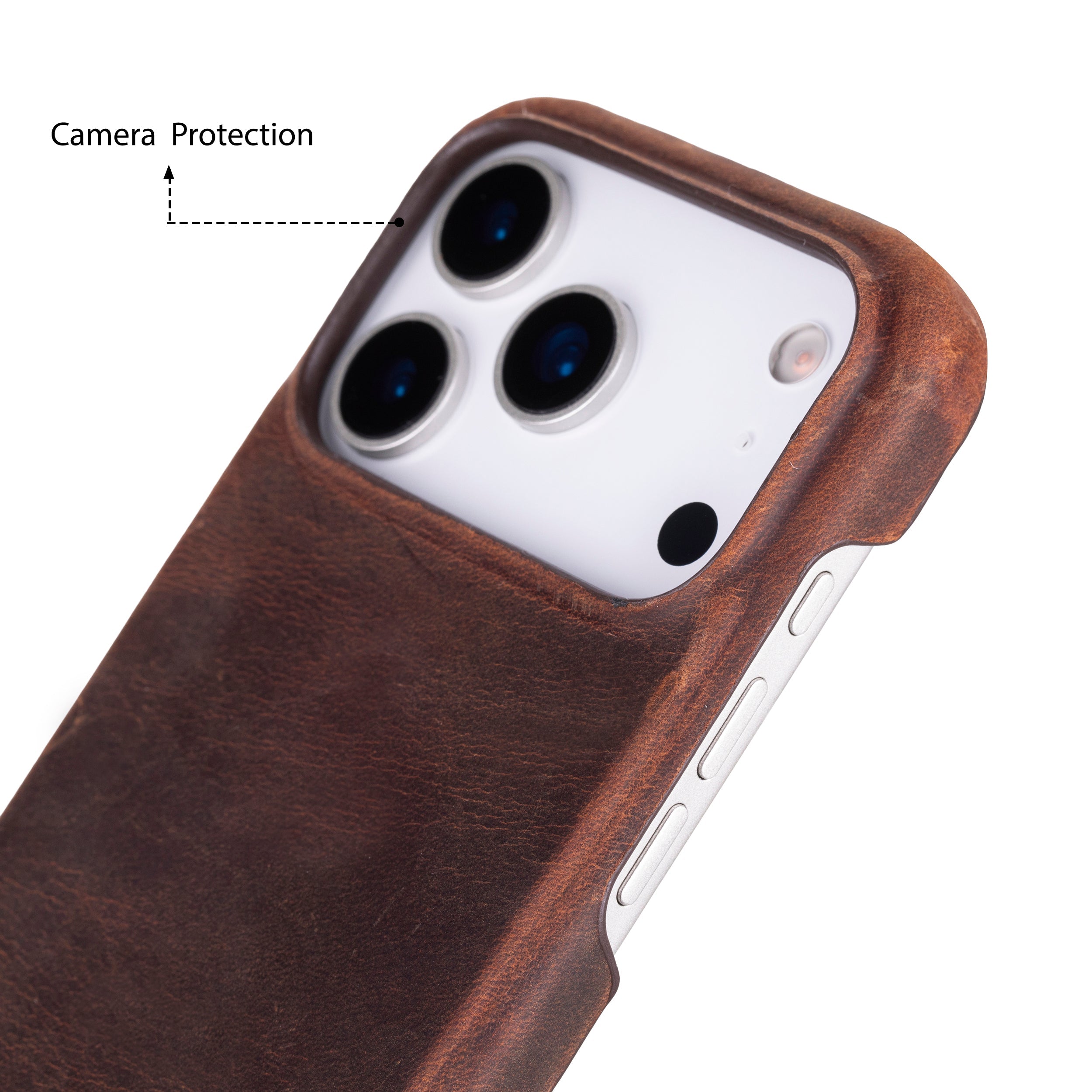 iPhone 17 Pro Leather Snap Case