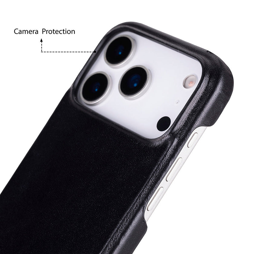 iPhone 17 Pro Leather Snap Case