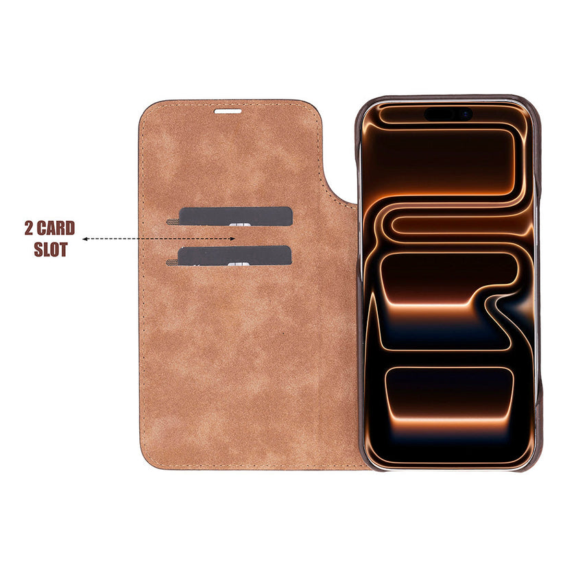 Luca iPhone 17 Pro Deri Kılıf