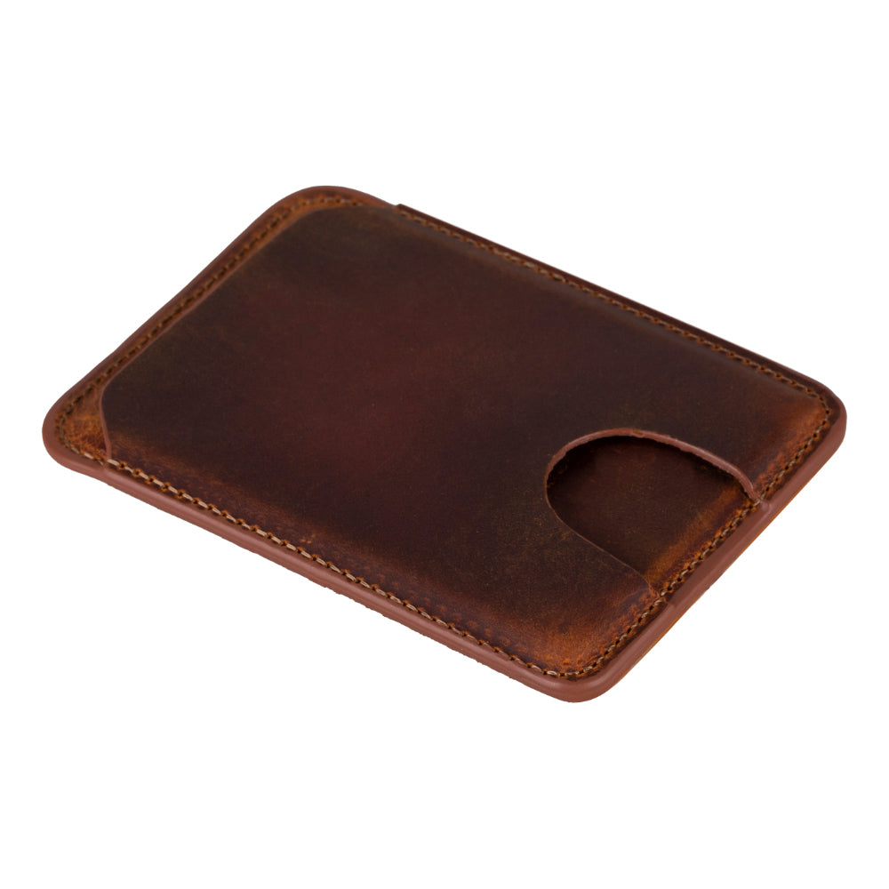 Gordi Leather Magnetic Card Holder