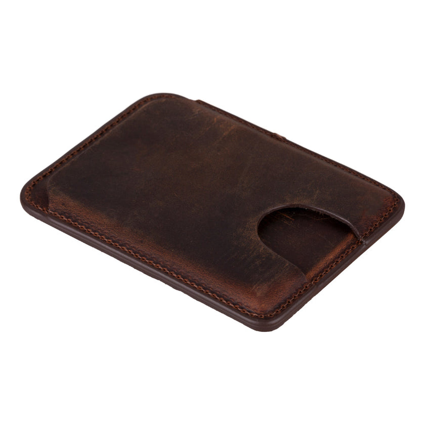 Gordi Leather Magnetic Card Holder