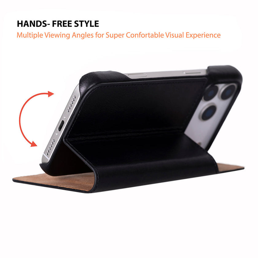 Luca iPhone 17 Pro Deri Kılıf