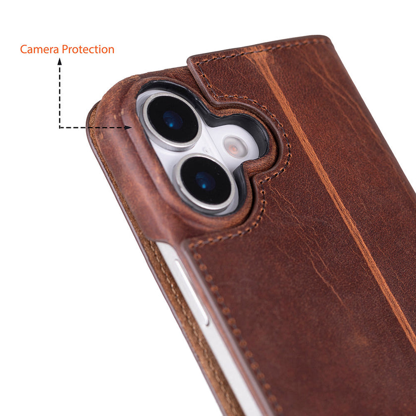 Luca iPhone 17 Deri Kılıf