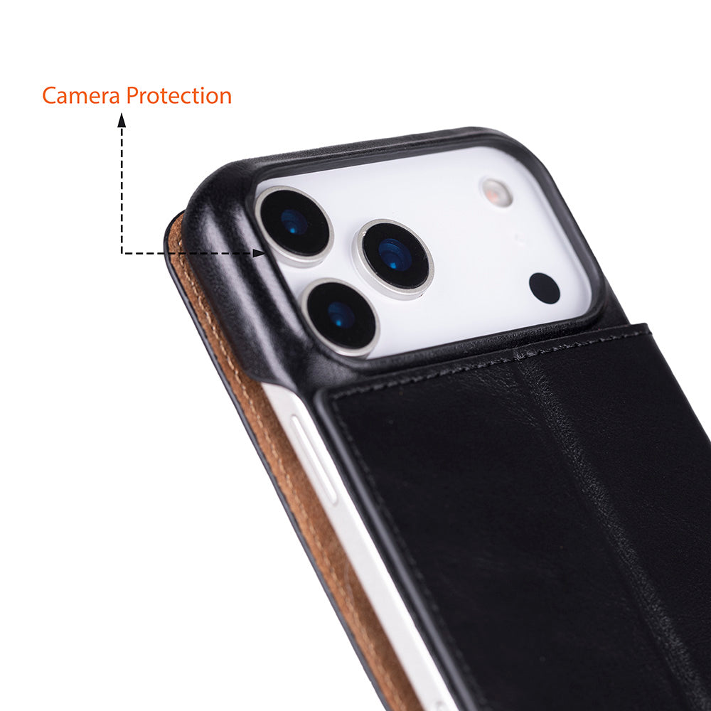 Luca iPhone 17 Pro Max Deri Kılıf