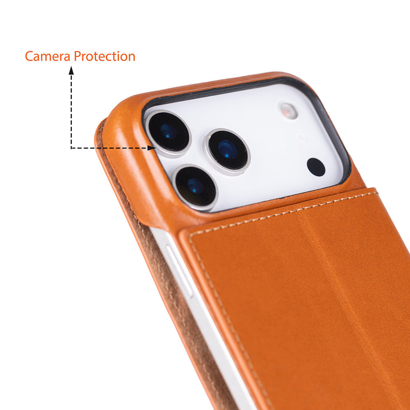 Luca iPhone 17 Pro Deri Kılıf