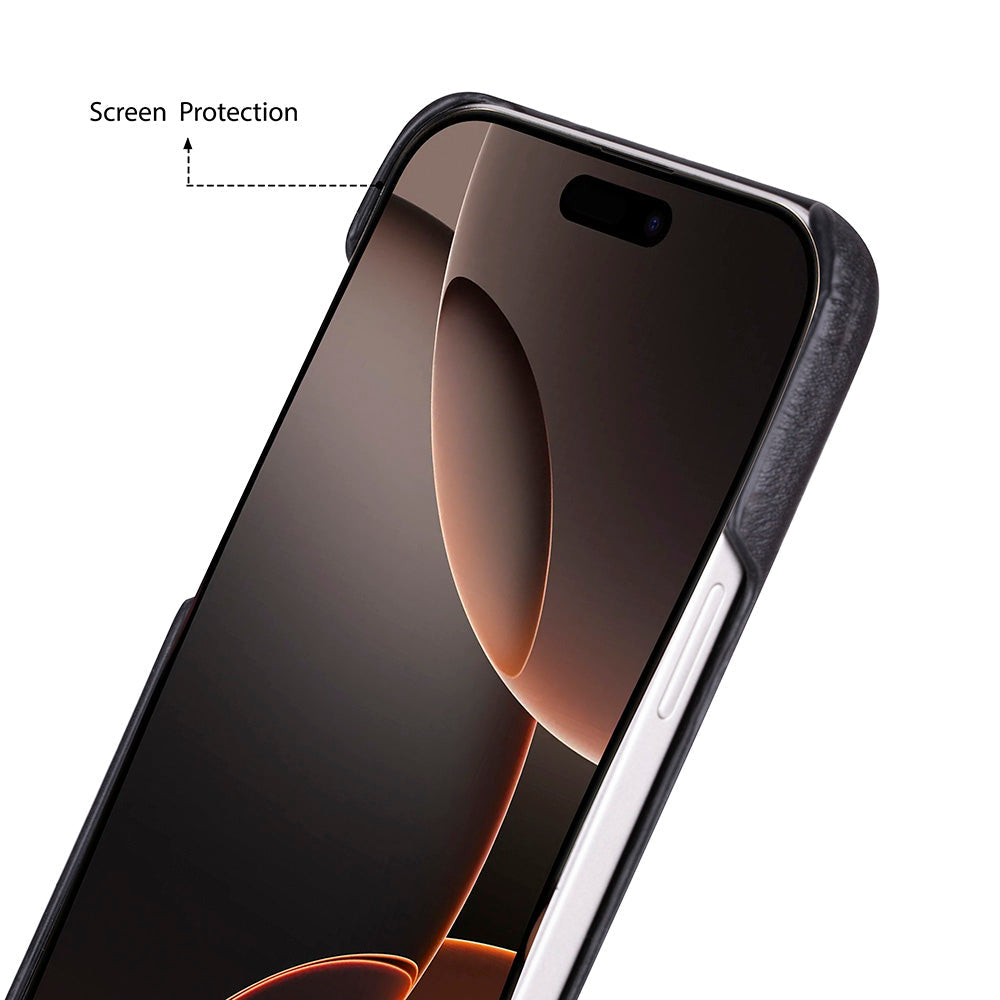 iPhone 17 Pro Leather Snap Case