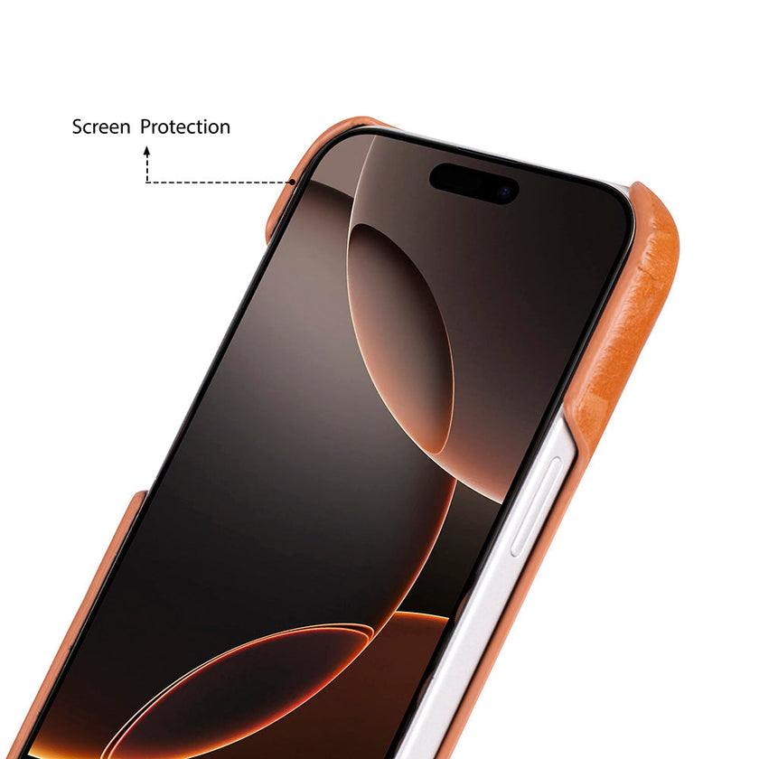 iPhone 17 Leather Snap Case