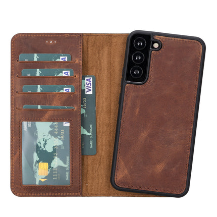 Samsung Galaxy S23 Leather Detachable Wallet Case