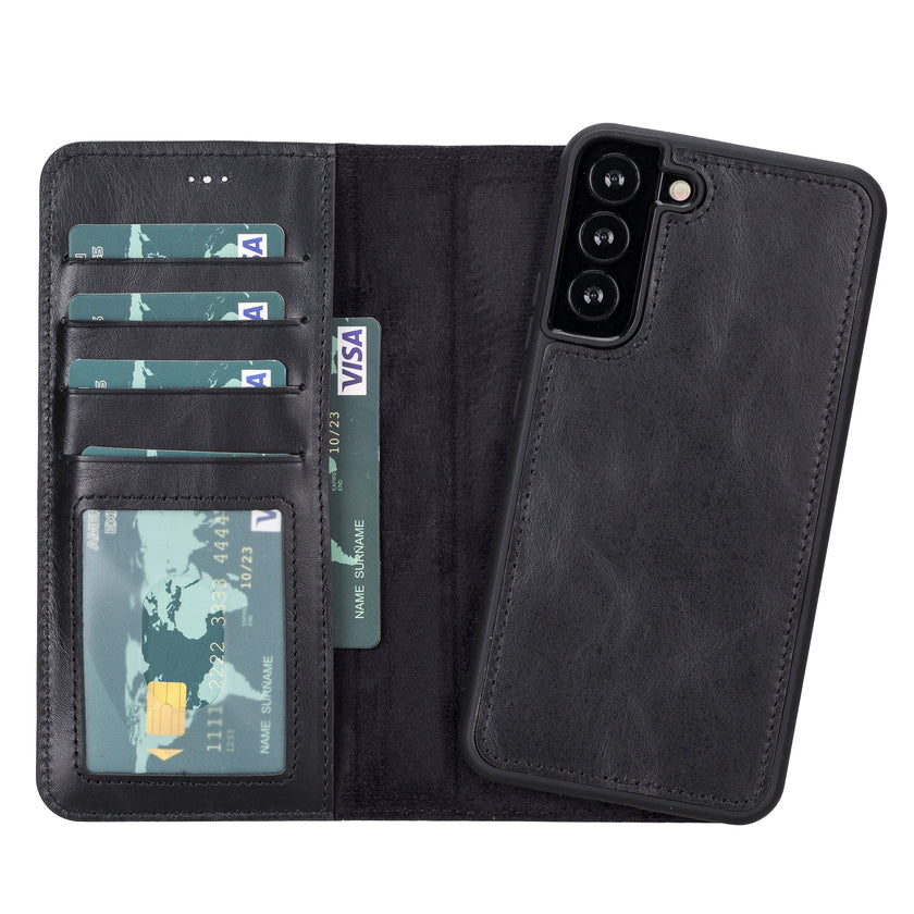 Samsung Galaxy S23 Plus Leather Detachable Wallet Case