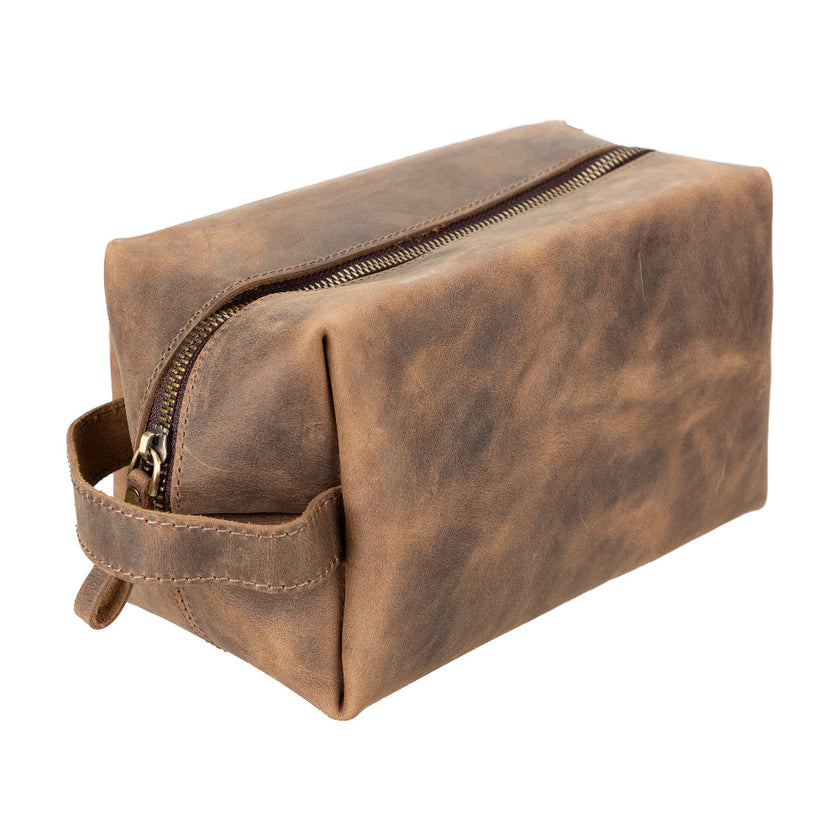 Galli Leather Dopp Kit, Large