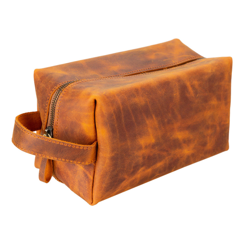Galli Leather Dopp Kit, Large