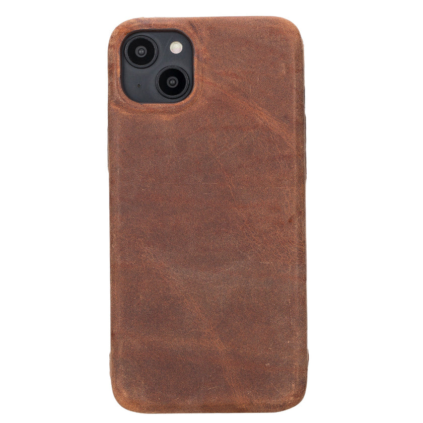 iPhone 15 Plus Leather Snap Case