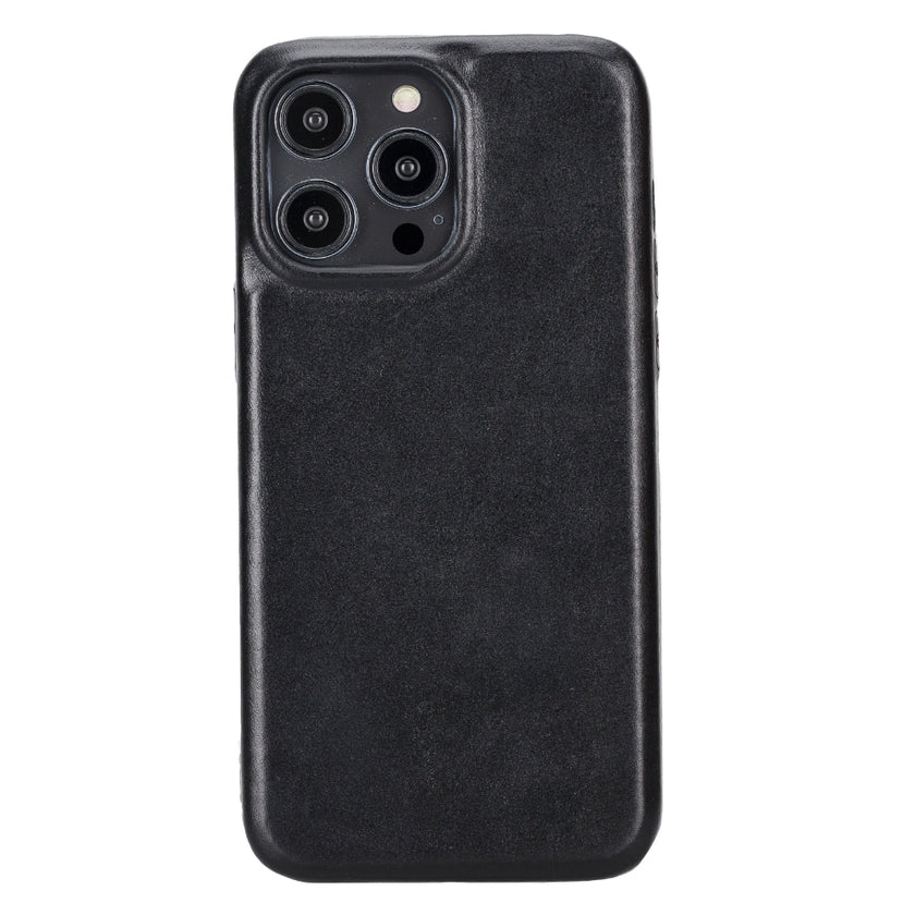 iPhone 15 Pro Max Leather Snap Case