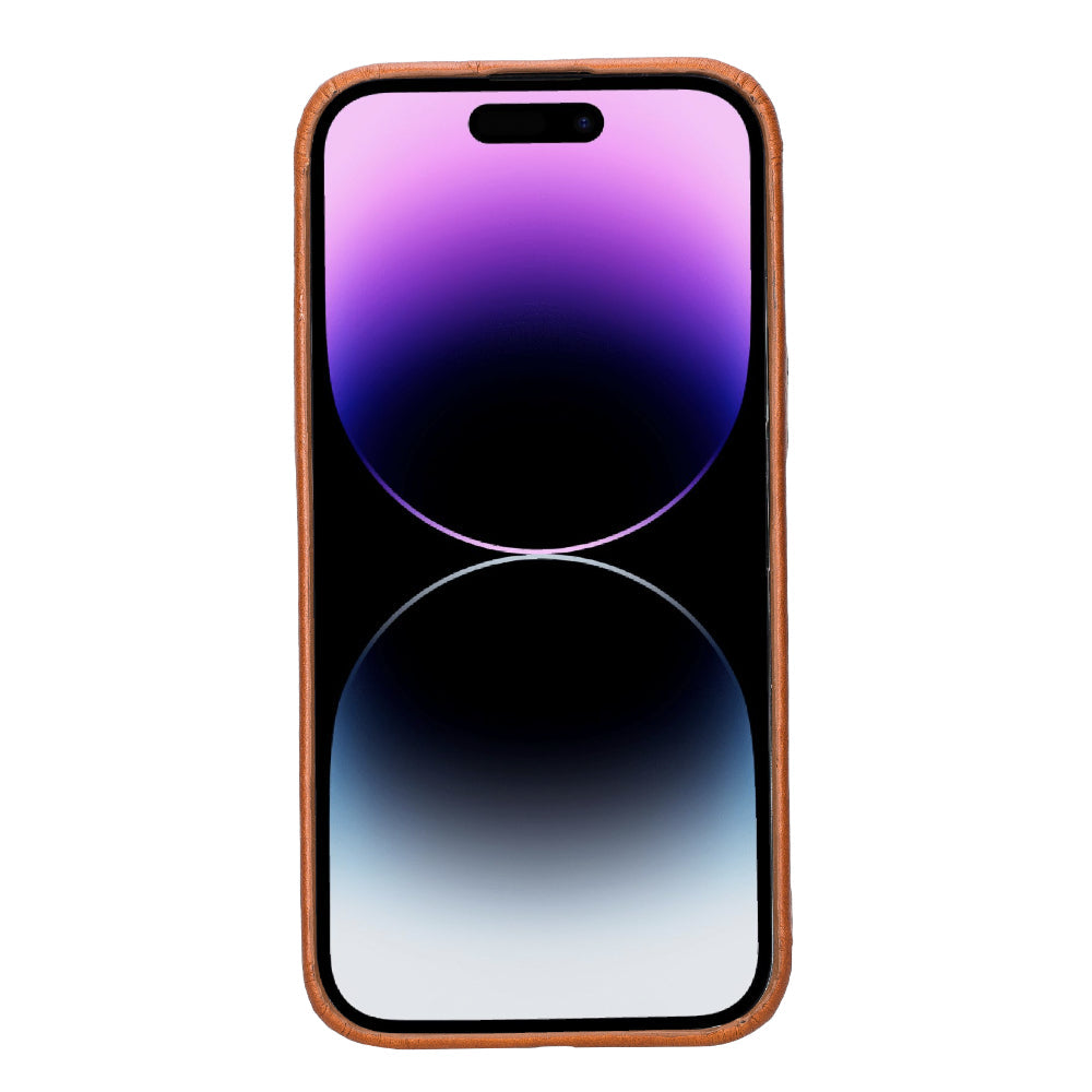 iPhone 15 Pro Leather Snap Case