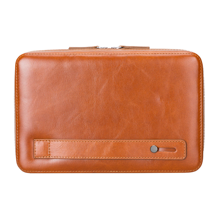 Epsilon Leather Travel Cable Organizer