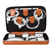 Epsilon Leather Travel Cable Organizer
