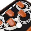 Epsilon Leather Travel Cable Organizer
