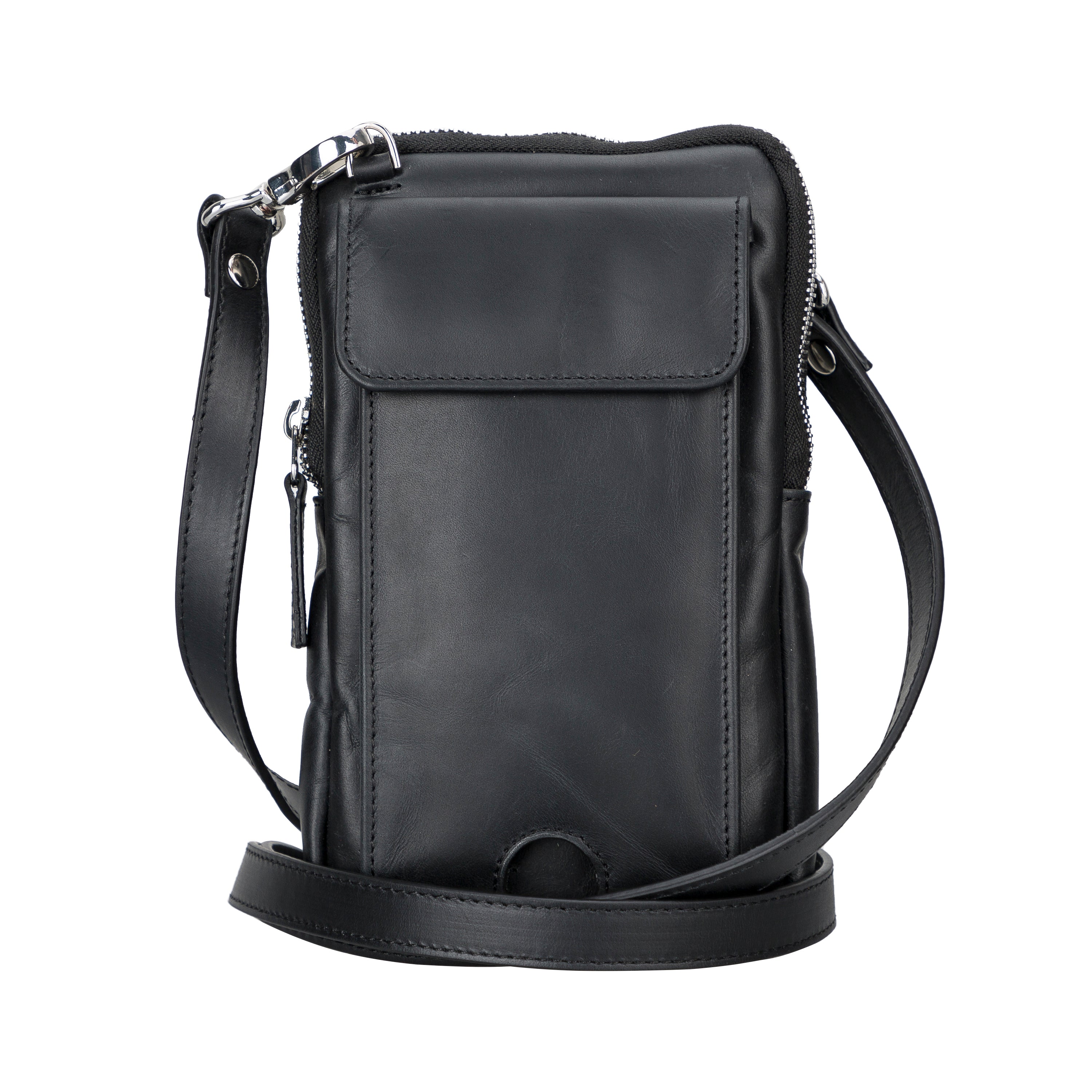 Enzo Leather Crossbody Bag