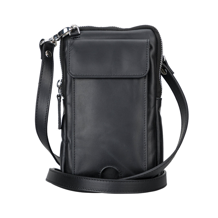 Enzo Leather Crossbody Bag