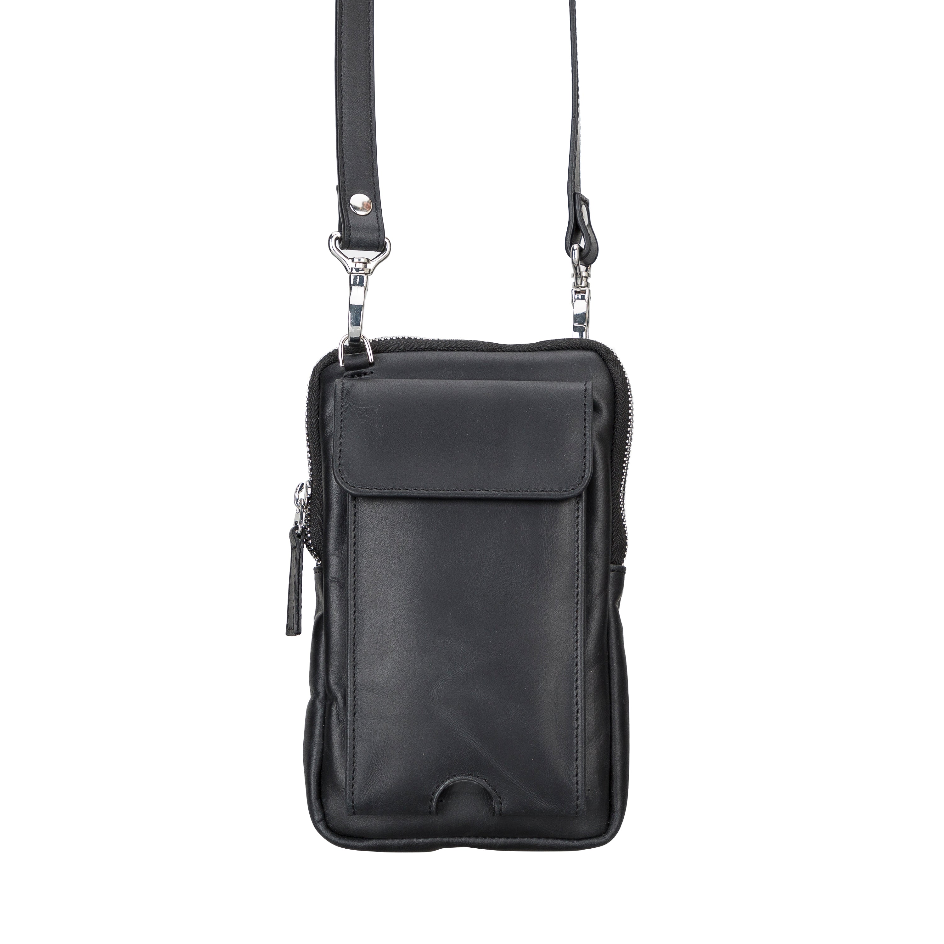 Enzo Leather Crossbody Bag