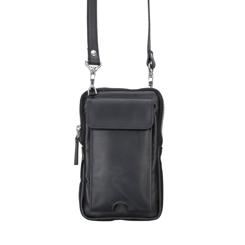 Enzo Leather Crossbody Bag