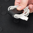 Epsilon Leather Travel Cable Organizer