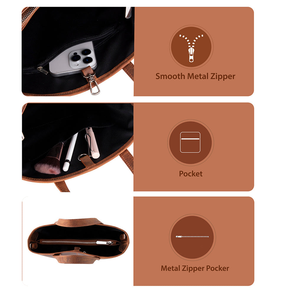 Deck Leather Tote Bag