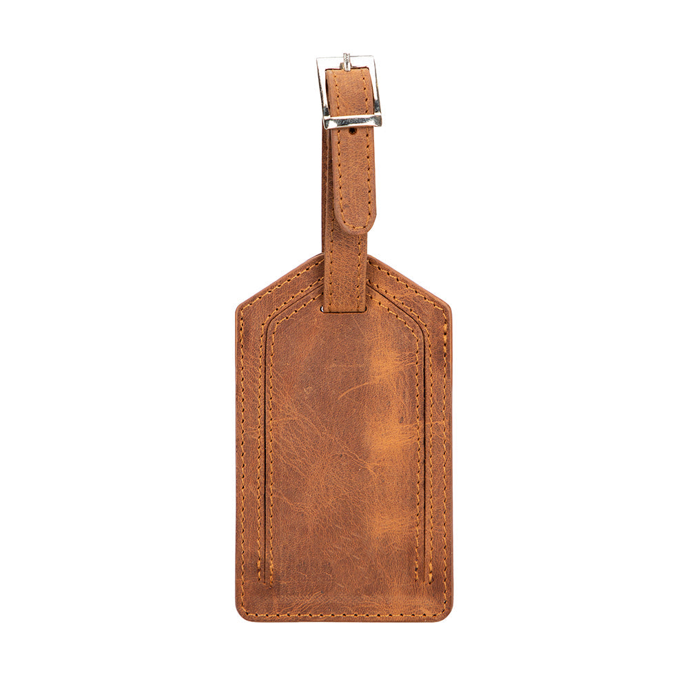 Kula AirTag Leather Luggage Tag