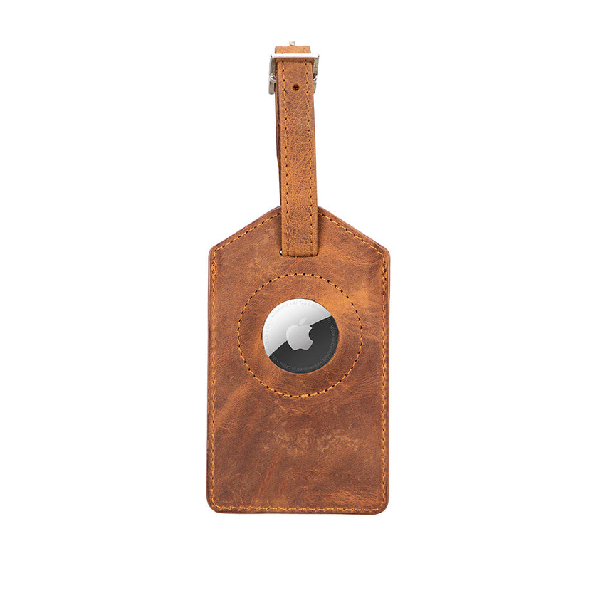 Kula AirTag Leather Luggage Tag