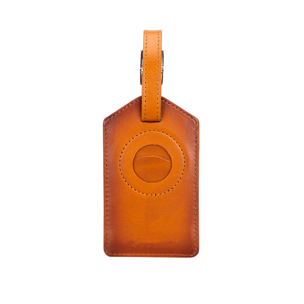 Kula AirTag Leather Luggage Tag