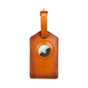 Kula AirTag Leather Luggage Tag