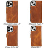 iPhone 15 Series Leather Wallet Case