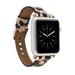 Leather Apple Watch Bands - Ferro Gold Trok Style