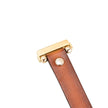 Leather Apple Watch Bands - Ferro Gold Trok Style