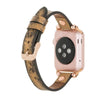 Leather Apple Watch Bands - Ferro Rose Gold Trok Style
