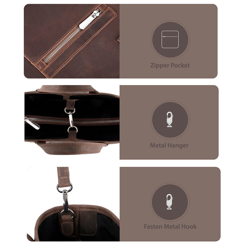 Deck Leather Tote Bag